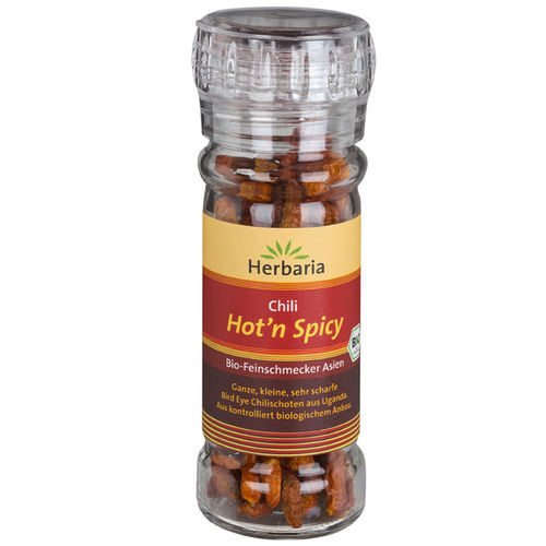 Hot'n spicy - Bio Chilis Herbaria 20g Gewürzmühle