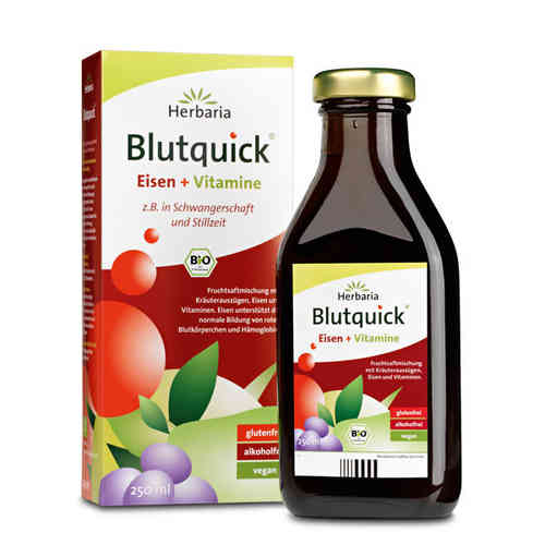 Blutquick - Bio Eisenpräparat von Herbaria 250 ml