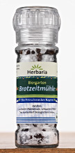 Biergarten Brotzeitmühle - Bio Gewürzsalz Herbaria  65 g Gewürzmühle
