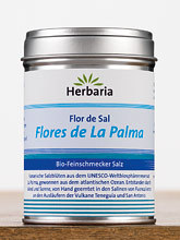 Flores de La Palma - Flor de Sal - Salzblüten Herbaria 110g Dose