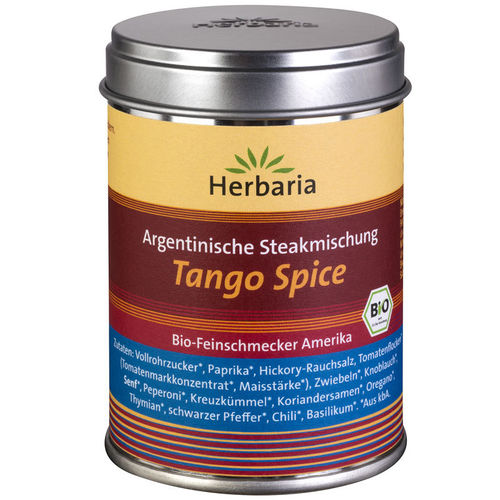 Tango Spice - Bio Steakgewürz Herbaria 100g Dose