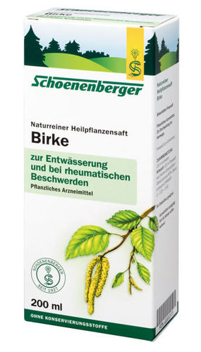 Birken-Blätter-Saft - Schoenenberger 200 ml