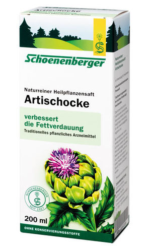 Artischocke - Heilpflanzensaft - Schoenenberger  200 ml