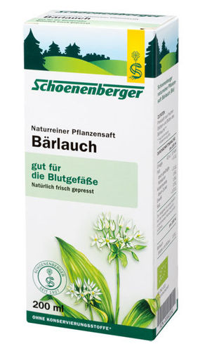 Bärlauch-Saft - Schoenenberger 200 ml