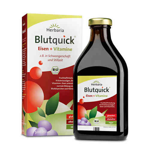 Blutquick  - Bio Eisenpräparat von Herbaria 500 ml
