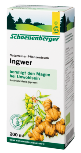 Ingwer Trunk - Schoenenberger 200  ml