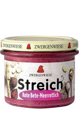 Rote Bete Meerrettich Streich Bio - Zwergenwiese 180 g