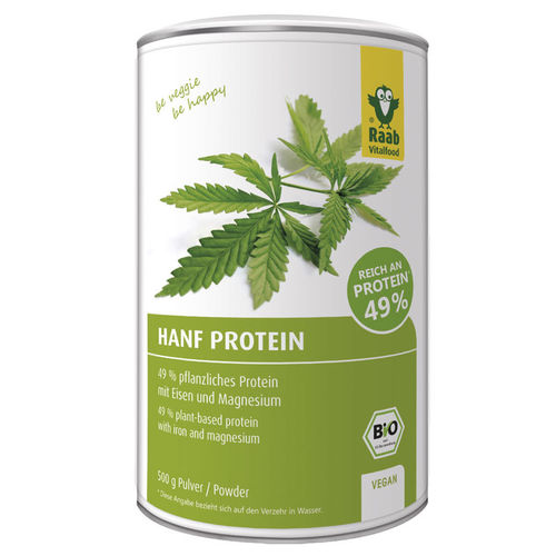 Hanf Protein Pulver bio - Raab Vitalfood 125 g