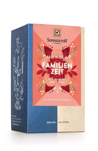 Happiness is® Familienzeit Tee kbA - Sonnentor 18 Beutel